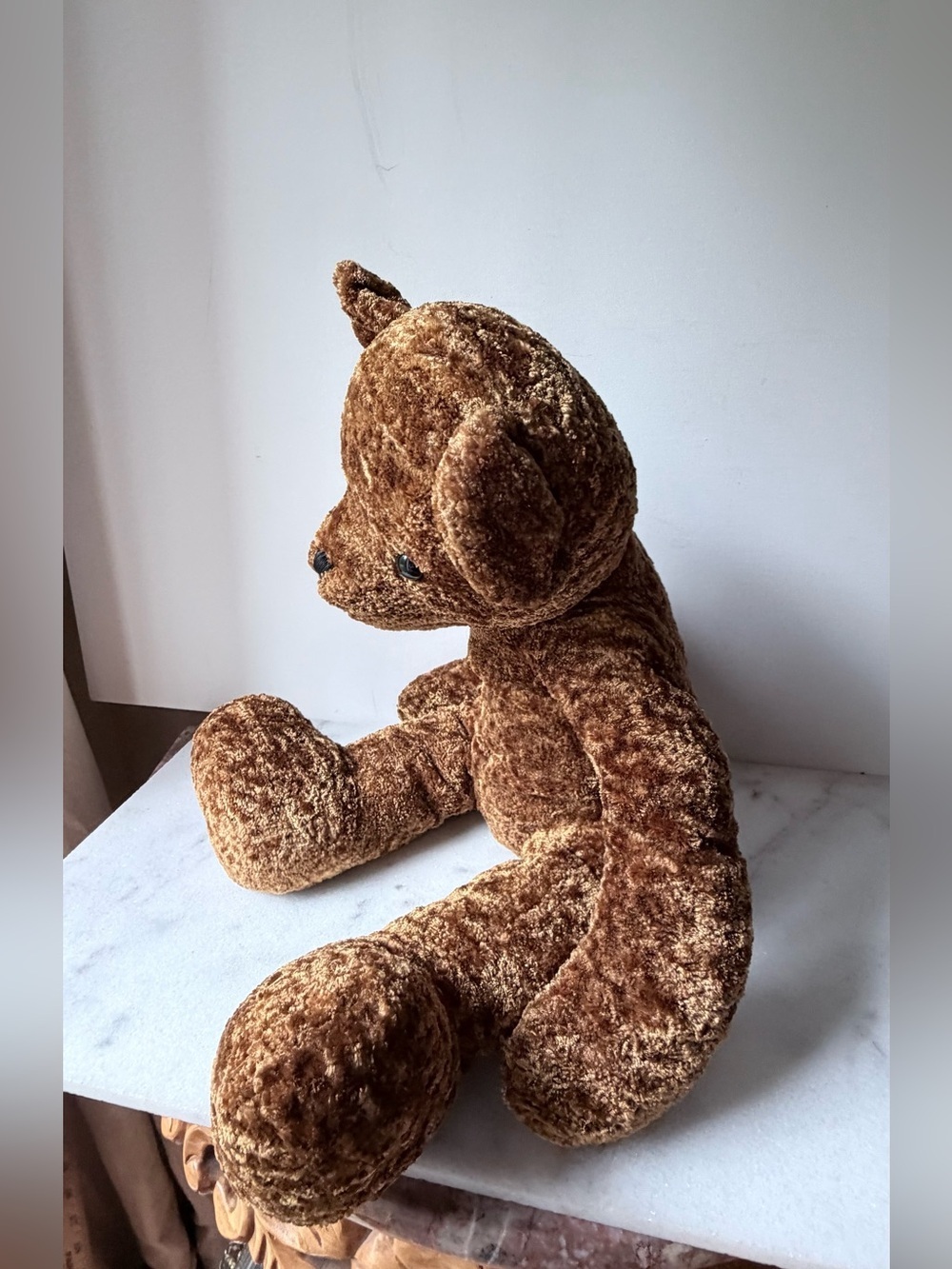 Brown Plush Teddy Bear Soft Stuffed Toy for Kids - Picture 5 of 9